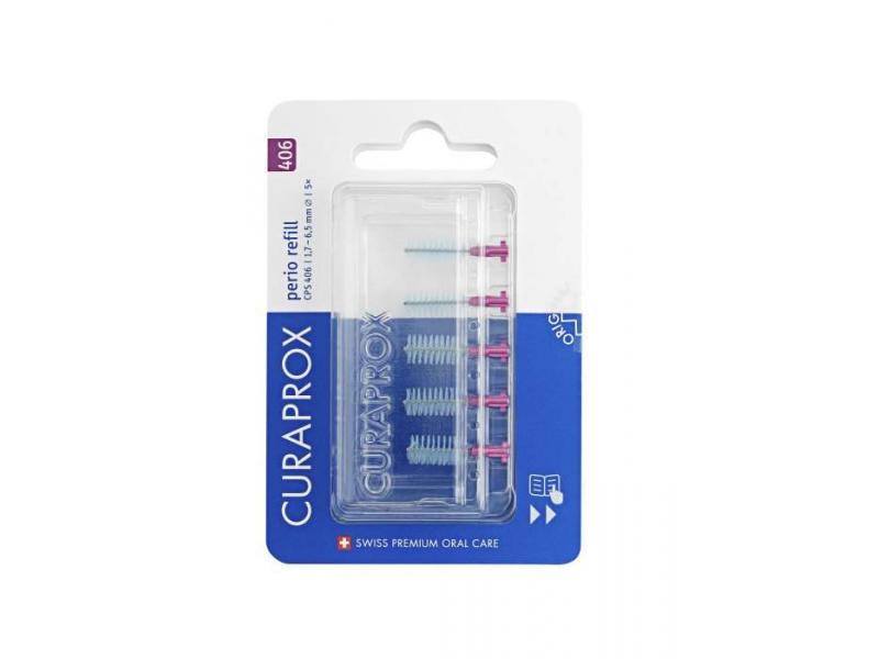Curaprox CPS 406 perio refill 5ks růžový