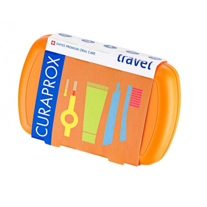Curaprox Travel set oranžový