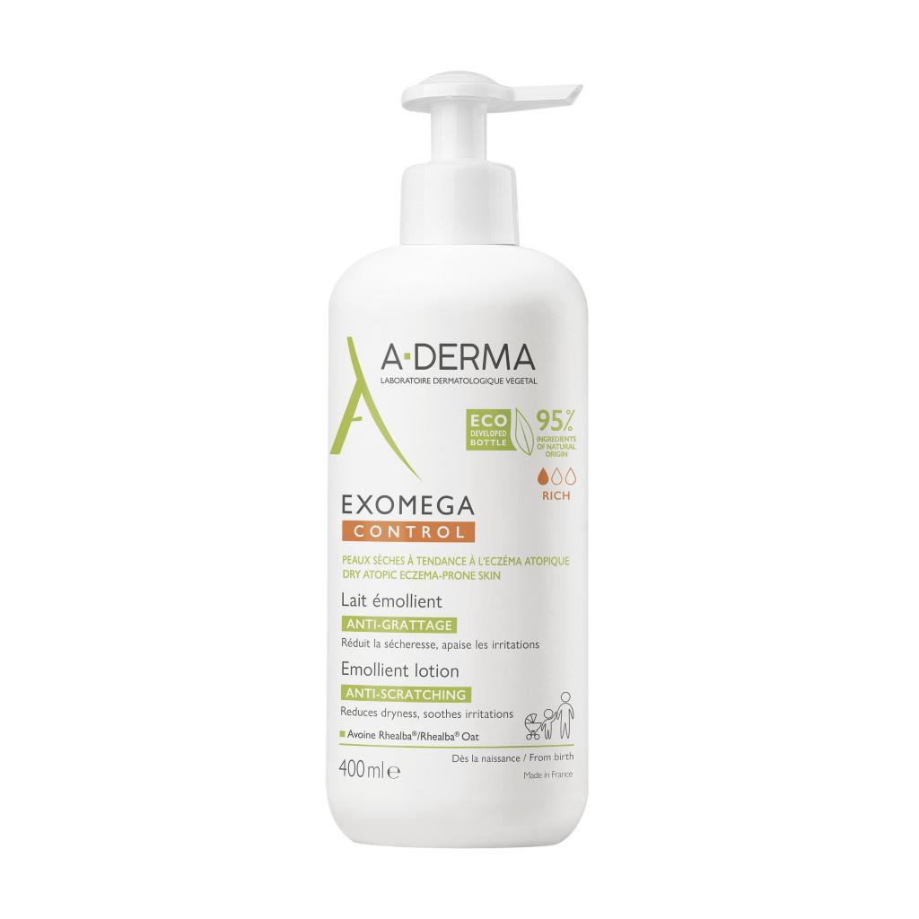 A-Derma Exomega CONTROL Emolienční mléko EKONOMICKÉ BALENÍ 400 ml