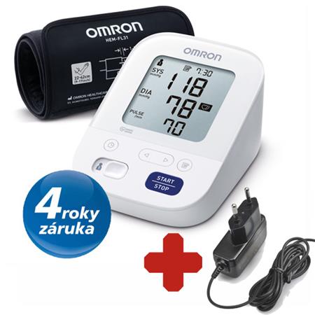 OMRON M3 Comfort intelli tonometr + zdroj