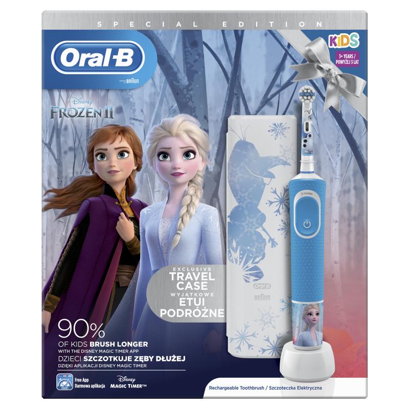 Oral-B Vitality Frozen + cestovní pouzdro - Kliknutím zobrazíte detail obrázku.